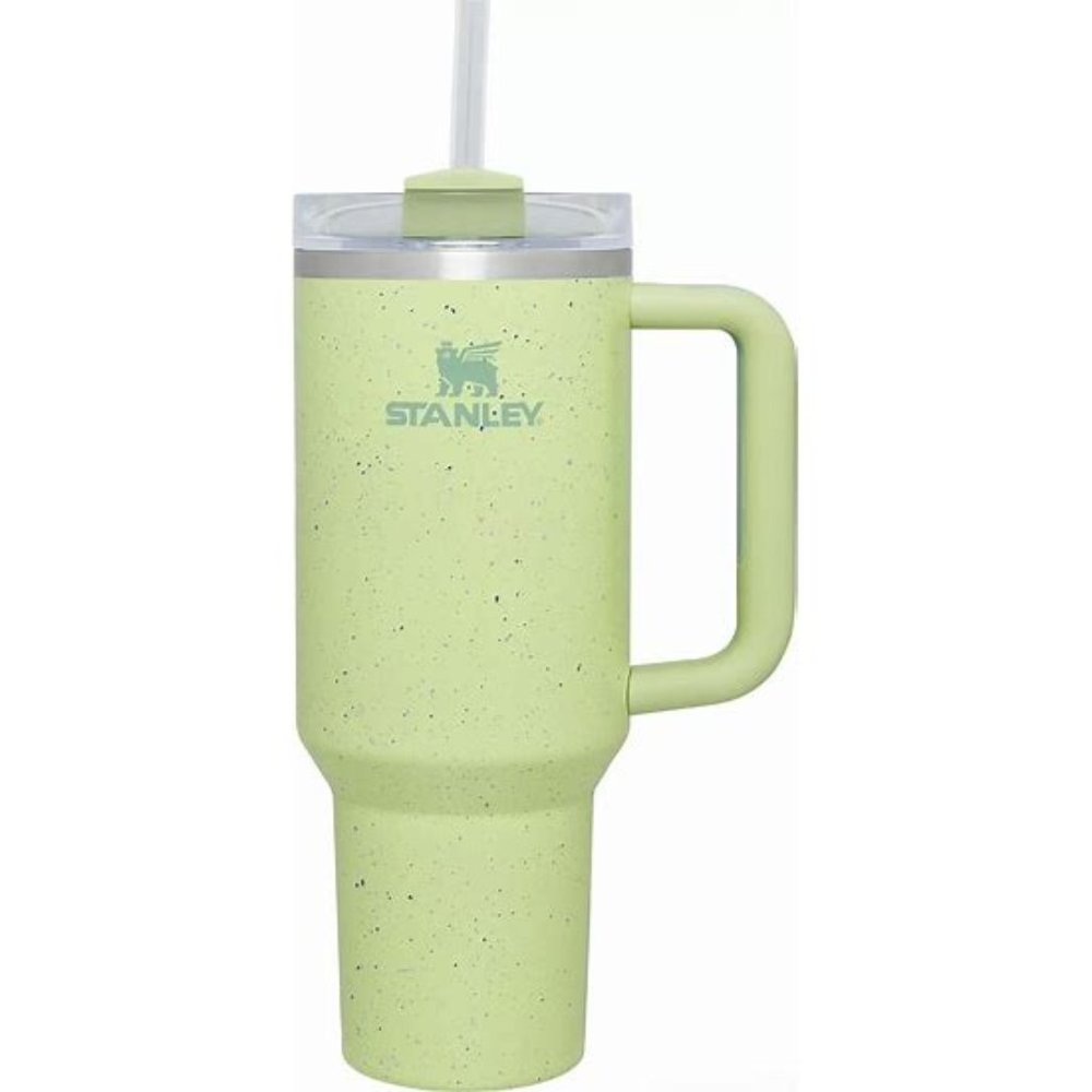 NWT Stanley Quencher H2.0 FlowState Tumbler 40oz, Citron Speckle